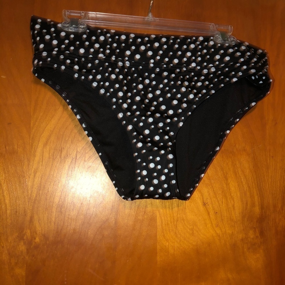 Victoria secret polka dot bikini bottoms size M
